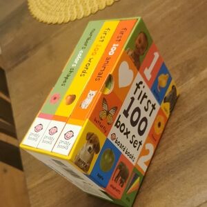 First 100 Box Set - Colorful Board Books for Kids